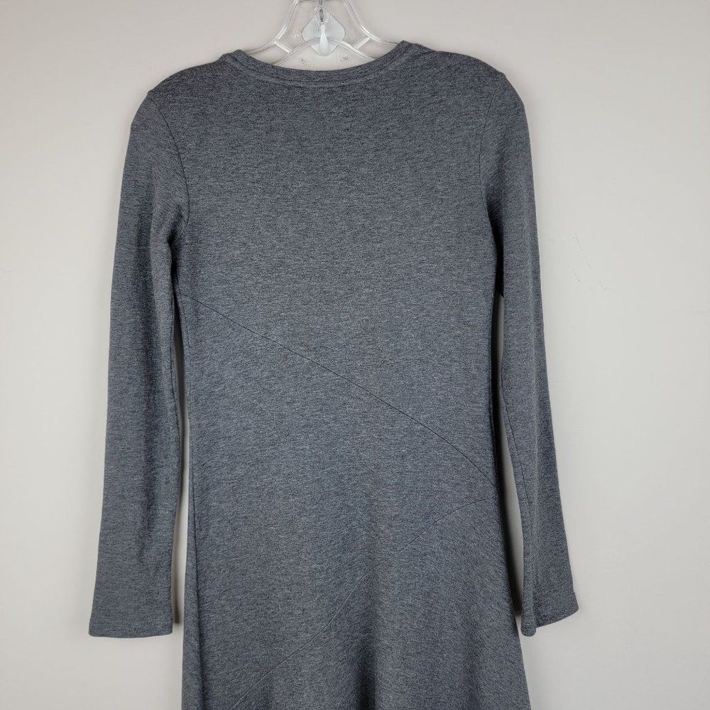 Vince Classic Basic Grey Asymmetrical Long Sleeve… - image 7
